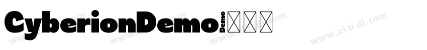 CyberionDemo字体转换
