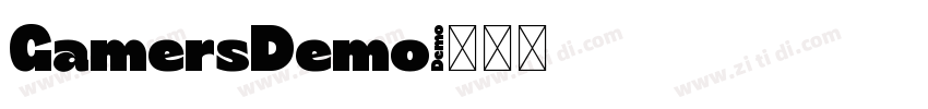 GamersDemo字体转换