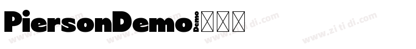 PiersonDemo字体转换