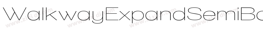 WalkwayExpandSemiBol字体转换