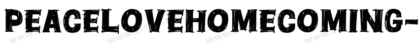 PeaceLoveHomecoming字体转换