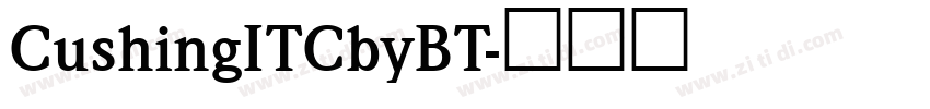 CushingITCbyBT字体转换