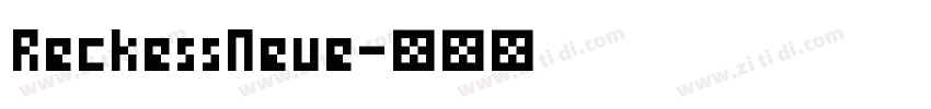 ReckessNeue字体转换