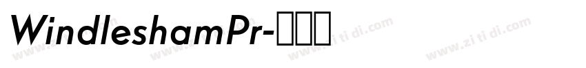 WindleshamPr字体转换