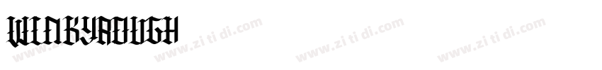 WinkyRough字体转换