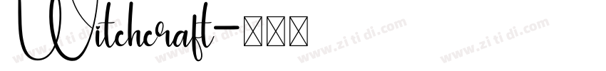 Witchcraft字体转换