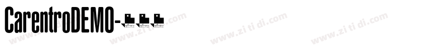 CarentroDEMO字体转换