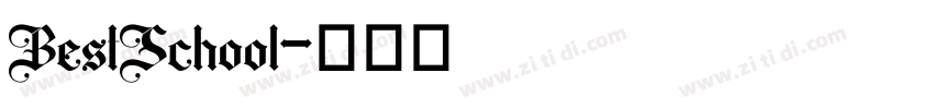 BestSchool字体转换
