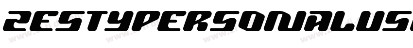 ZESTYPERSONALUSE字体转换
