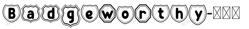 Badgeworthy字体转换