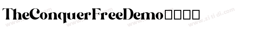 TheConquerFreeDemo字体转换