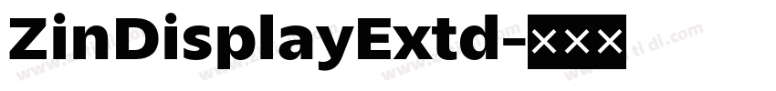 ZinDisplayExtd字体转换
