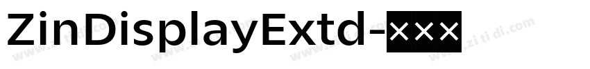 ZinDisplayExtd字体转换