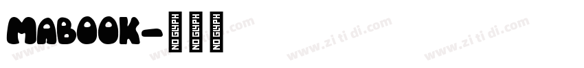 MABOOK字体转换