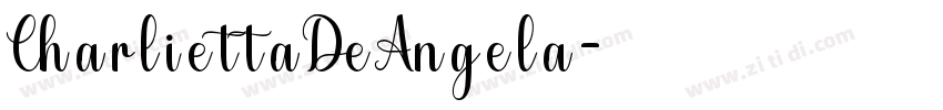 CharliettaDeAngela字体转换