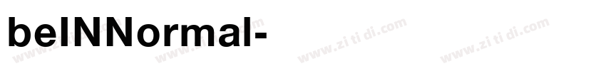 beINNormal字体转换