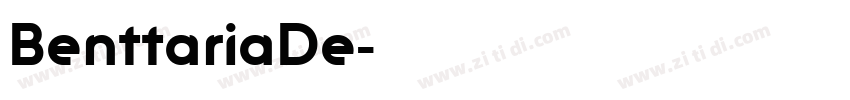 BenttariaDe字体转换
