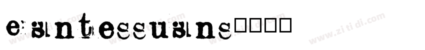 Confessions字体转换