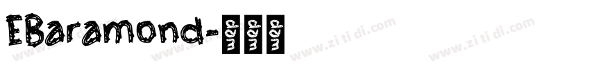 EBaramond字体转换