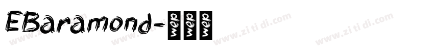 EBaramond字体转换