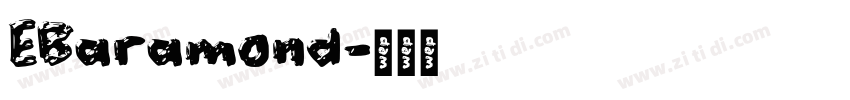 EBaramond字体转换