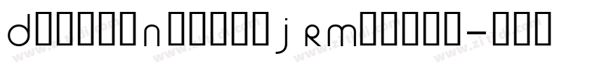 DouyinNumberJRMedium字体转换