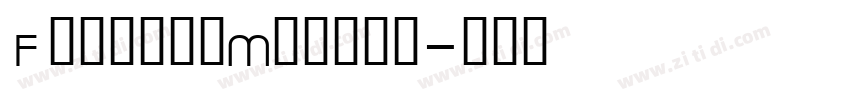 FonsecaMedium字体转换