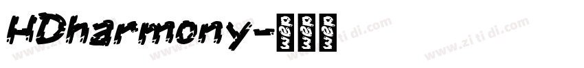 HDharmony字体转换