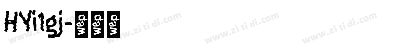 HYi1gj字体转换