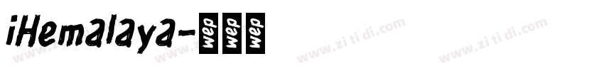 iHemalaya字体转换