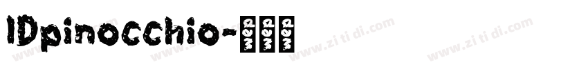 IDpinocchio字体转换