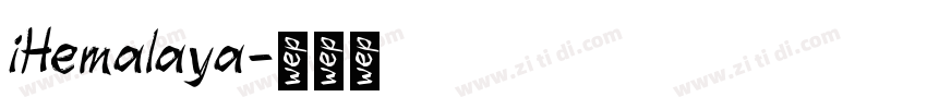 iHemalaya字体转换