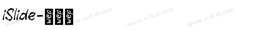iSlide字体转换