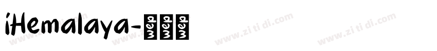 iHemalaya字体转换