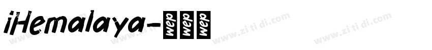 iHemalaya字体转换