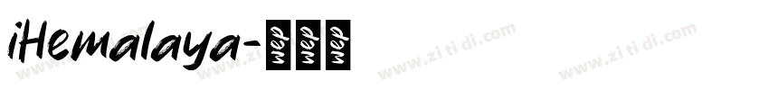 iHemalaya字体转换