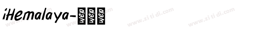 iHemalaya字体转换