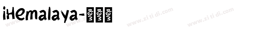 iHemalaya字体转换