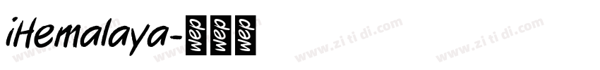 iHemalaya字体转换