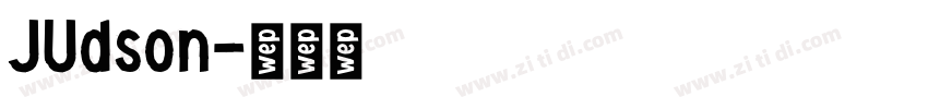 JUdson字体转换