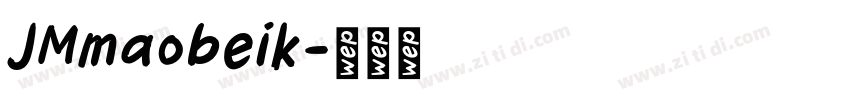 JMmaobeik字体转换