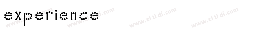 experience字体转换