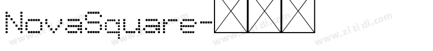 NovaSquare字体转换