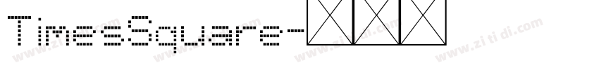 TimesSquare字体转换