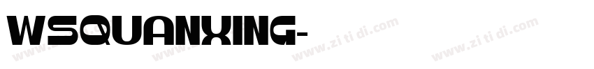 WSQuanXing字体转换