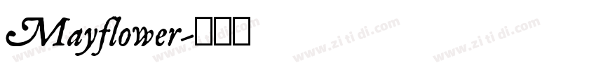Mayflower字体转换