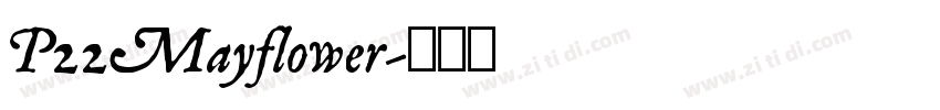 P22Mayflower字体转换