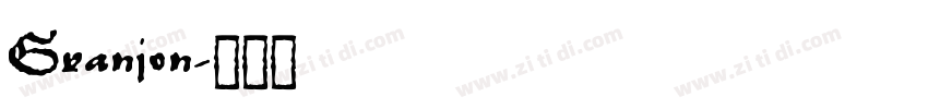 Granjon字体转换