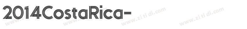 2014CostaRica字体转换