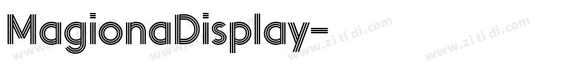 MagionaDisplay字体转换